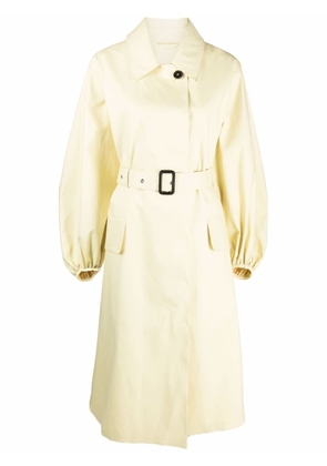Cecilie Bahnsen bonded trench coat - Yellow