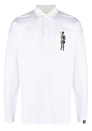 Mackintosh Dandy Man rugby sweatshirt - White