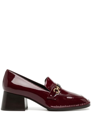Tory Burch mid heel perrine loafers - Red