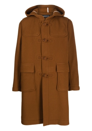 Undercover toggle-fastening duffle coat - Brown