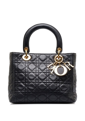 Christian Dior medium Cannage Lady Dior handbag - Black