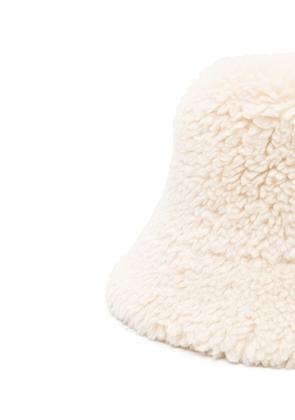 Apparis fleece-texture bucket hat - Neutrals