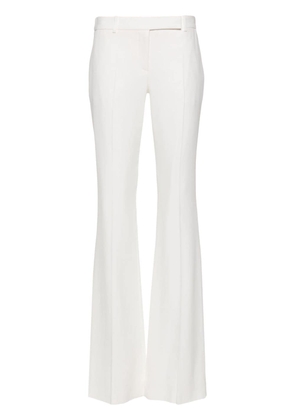 Alexander McQueen bootcut trousers - White