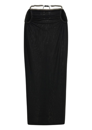 Dion Lee Barball cut-out midi skirt - Black