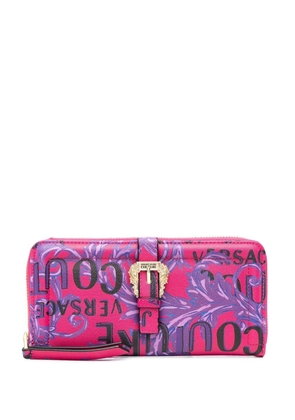 Versace Jeans Couture Logo Couture1 buckle wallet - Pink