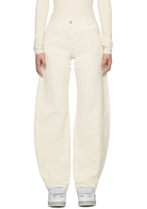 LOW CLASSIC Off-White Cocoon Jeans