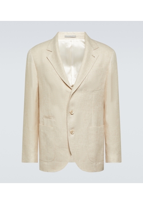 Brunello Cucinelli Linen, wool, and silk jacket