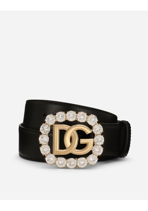 Dolce & Gabbana Cintura Logata - Woman Belts Multi-colored Leather 65