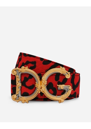 Dolce & Gabbana Cintura Logata - Woman Belts Multicolor 100