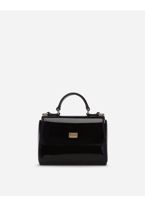 Dolce & Gabbana Patent Leather Handbag - Woman Accessories Black Leather Onesize