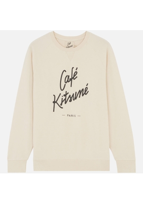 Café Kitsuné Logo-Printed Cotton-Jersey Sweatshirt - XXL