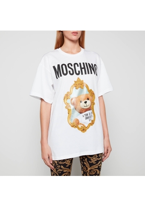 Moschino Logo-Printed Cotton-Jersey T-Shirt - XXS