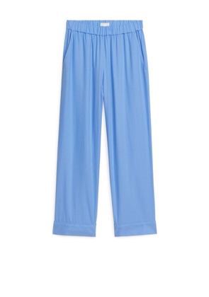 Flannel Pyjama Trousers - Blue