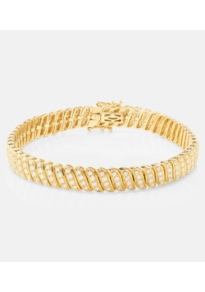 Anita Ko Zoe 18kt yellow gold bracelet with diamonds