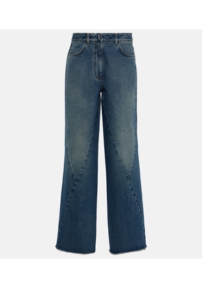 Givenchy Mid-rise wide-leg jeans