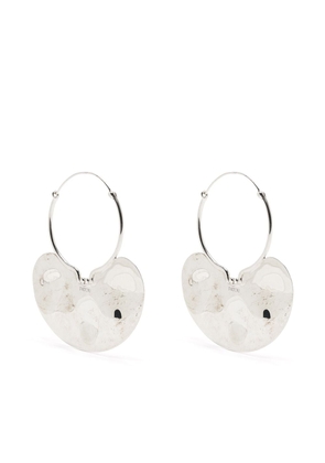 Patou Iconic small hoop earrings - Silver