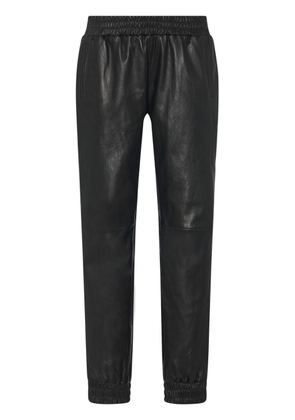 Rosetta Getty Plonge leather track pants - Black