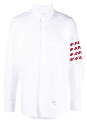 Thom Browne 4-Bar stripe long-sleeve shirt - White
