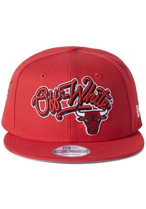 Off-White x Bulls New Era snapback cap - Red