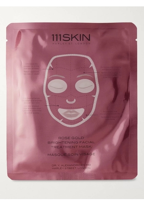 111Skin - Rose Gold Brightening Facial Treatment Mask, 5 x 30ml - Men