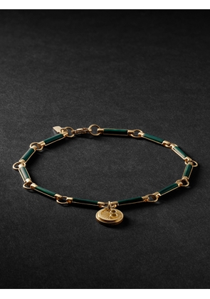 Foundrae - 18-Karat Gold Malachite Bracelet - Men - Green