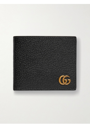 Gucci - GG Marmont Full-Grain Leather Billfold Wallet - Men - Black