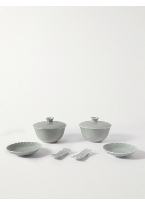 Buccellati - Ginori Asia Set of Two Porcelain Bowls and Chopstick Holders - Men - Green