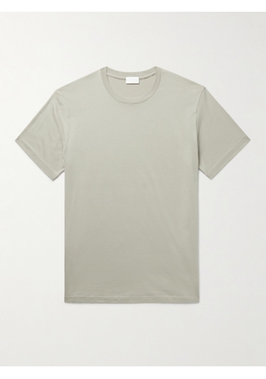 Håndværk - Pima Cotton-Jersey T-Shirt - Men - Brown - S