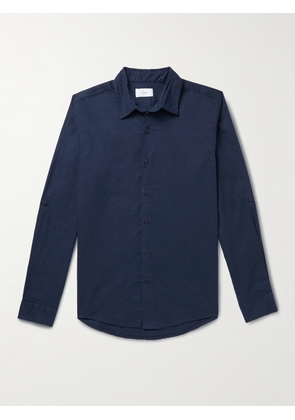 Onia - Stretch Linen-Blend Shirt - Men - Blue - S