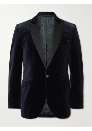 Favourbrook - Cotton-Velvet Tuxedo Jacket - Men - Blue - UK/US 36