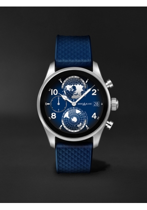 Montblanc - Summit 3 42mm Titanium and Rubber Smart Watch, Ref. No. 129268 - Men - Blue
