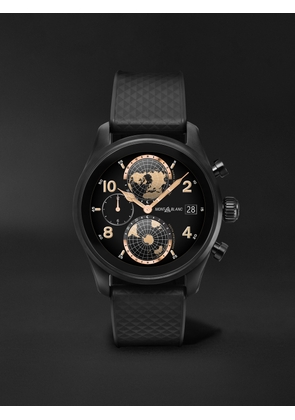 Montblanc - Summit 3 42mm Blackened Titanium and Rubber Smart Watch, Ref. No. 129267 - Men - Black