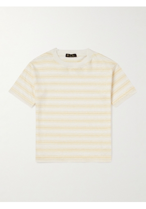 Loro Piana Kids - Striped Linen-Jersey T-Shirt - Men - Yellow - Age 4