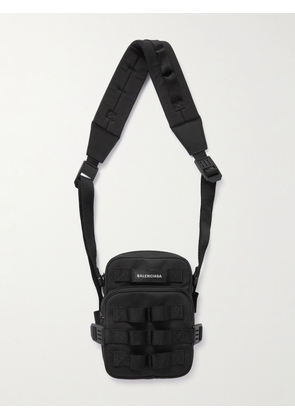 Balenciaga - Army Logo-Appliquéd ECONYL® Messenger Bag - Men - Black
