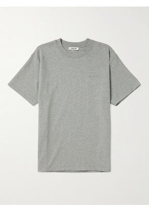 CDLP - Mobilité Logo-Embroidered Cotton-Jersey T-Shirt - Men - Gray - S