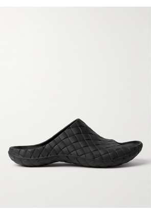 Bottega Veneta - Embossed Rubber Sandals - Men - Black - EU 41
