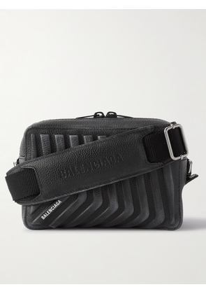 Balenciaga - Full-Grain Leather Camera Bag - Men - Black