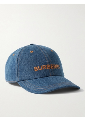 Burberry - Logo-Embroidered Denim Baseball Cap - Men - Blue - M