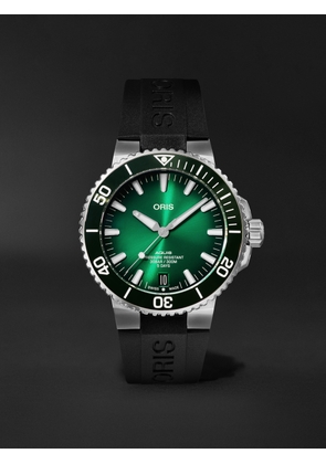 Oris - Aquis Automatic 43.5mm Stainless Steel and Rubber Watch, Ref. No. 01 400 7763 4157-07 4 24 74EB - Men - Green