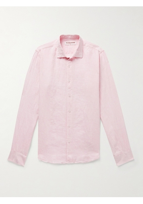 Orlebar Brown - Giles Linen Shirt - Men - Pink - S