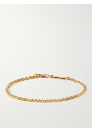 Tom Wood - Spike Gold-Plated Chain Bracelet - Men - Gold - S