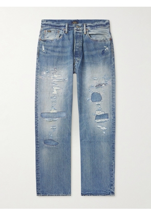Polo Ralph Lauren - Straight-Leg Distressed Jeans - Men - Blue - 30W 32L