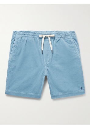 Polo Ralph Lauren - Prepster Straight-Leg Cotton-Corduroy Drawstring Shorts - Men - Blue - XS