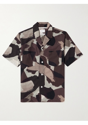 Norse Projects - Mads Camp-Collar Camouflage-Print Cotton-Poplin Shirt - Men - Brown - S