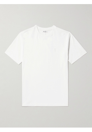 Norse Projects - Johannes Logo-Embroidered Organic Cotton-Jersey T-Shirt - Men - White - XS