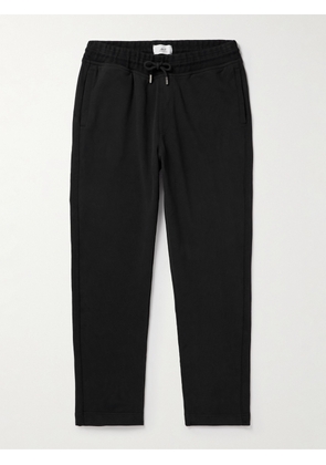 Mr P. - Tapered Cotton-Jersey Sweatpants - Men - Black - XS