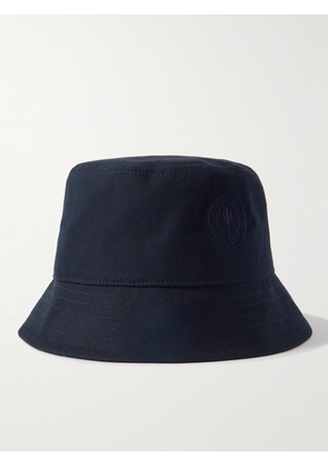 Frescobol Carioca - Leandro Logo-Embroidered Cotton-Canvas Bucket Hat - Men - Blue
