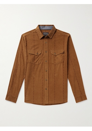 Pendleton - Wyatt Printed Cotton-Corduroy Shirt - Men - Brown - S