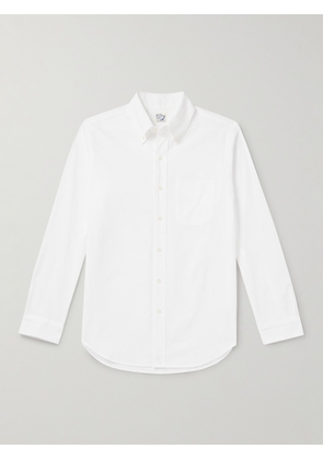 OrSlow - Button-Down Collar Cotton-Chambray Shirt - Men - White - 2