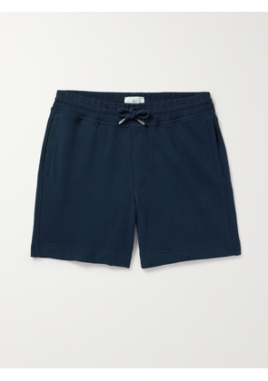 Mr P. - Straight-Leg Cotton-Jersey Drawstring Shorts - Men - Blue - XS
